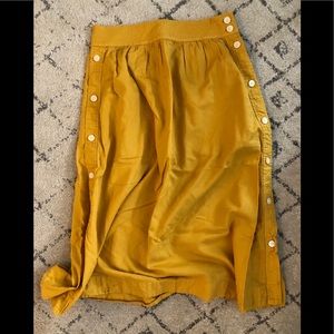 Madewell side-button skirt